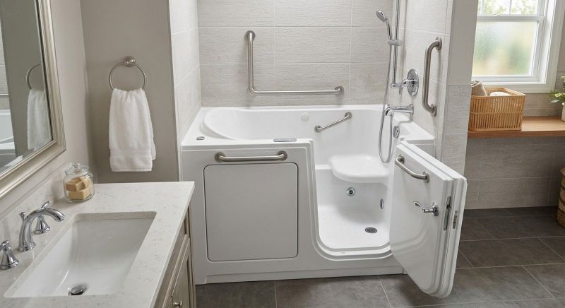 Elderly Bathtub Installation in Hunterdon County, NJ