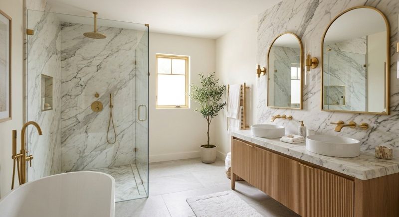 Granite Shower Installation in Stamford, CT