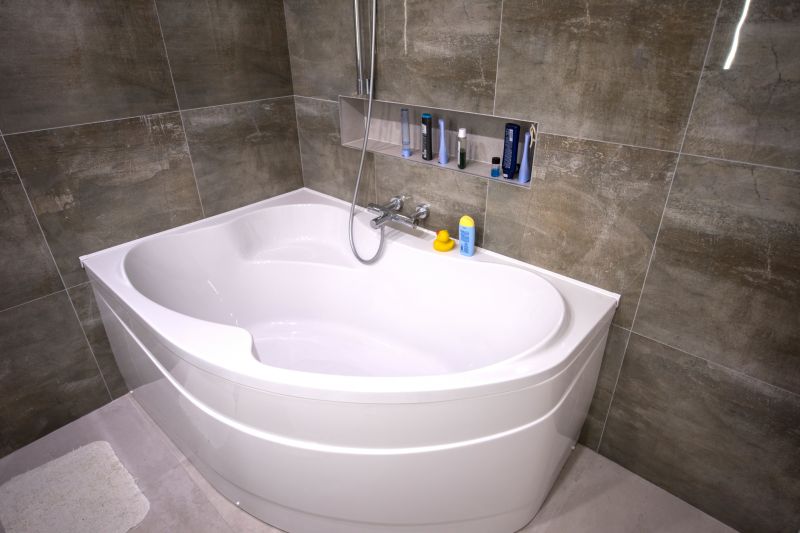 Steel Bathtub in a Bathroom Setting